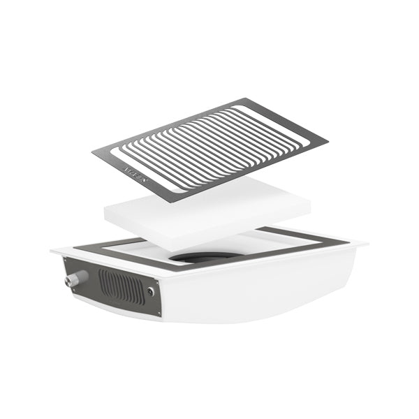 Built-in Nail Dust Collector SHEMAX Style V-PRO White